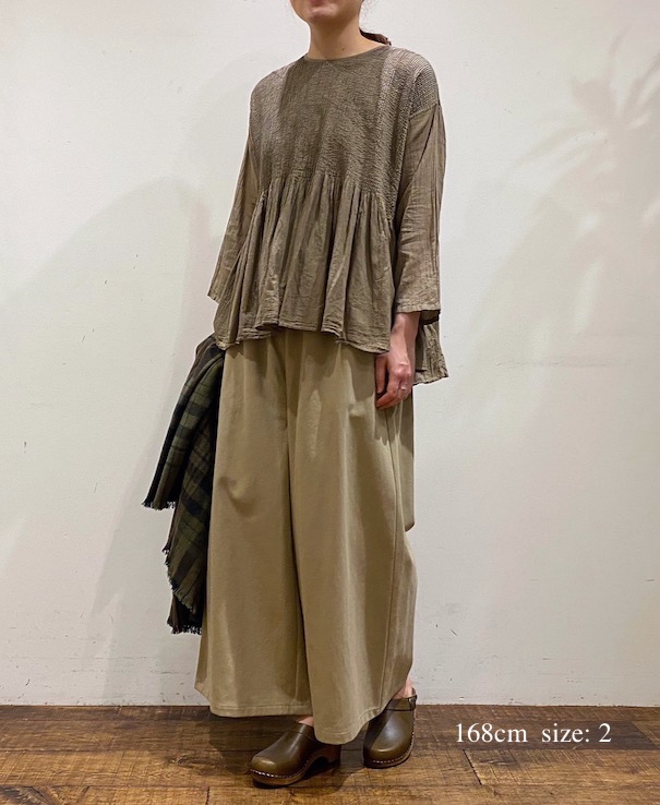 GNMDS2062 (パンツ) COTTON WIDE EASY PANTS