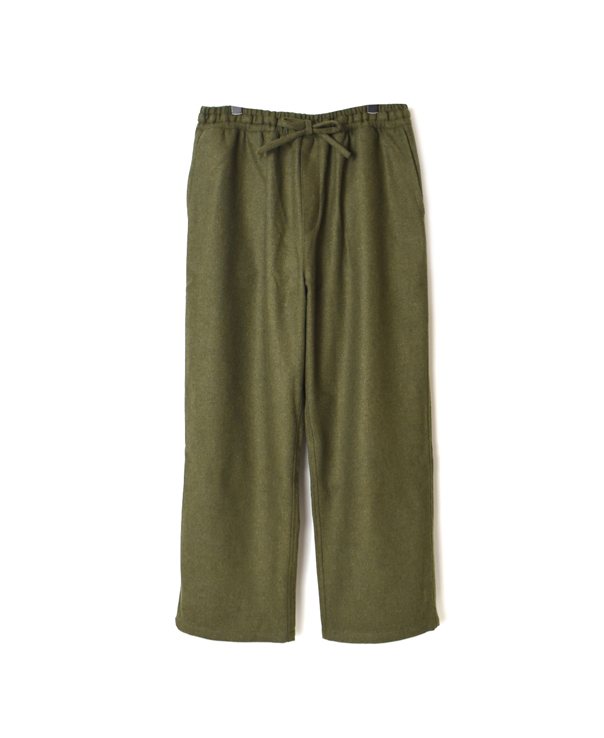 NHT1861WP WOOL PLAIN EASY PANTS