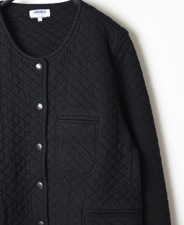 NAM1407 (ジャケット) COTTON QUILT NO COLLAR JACKET