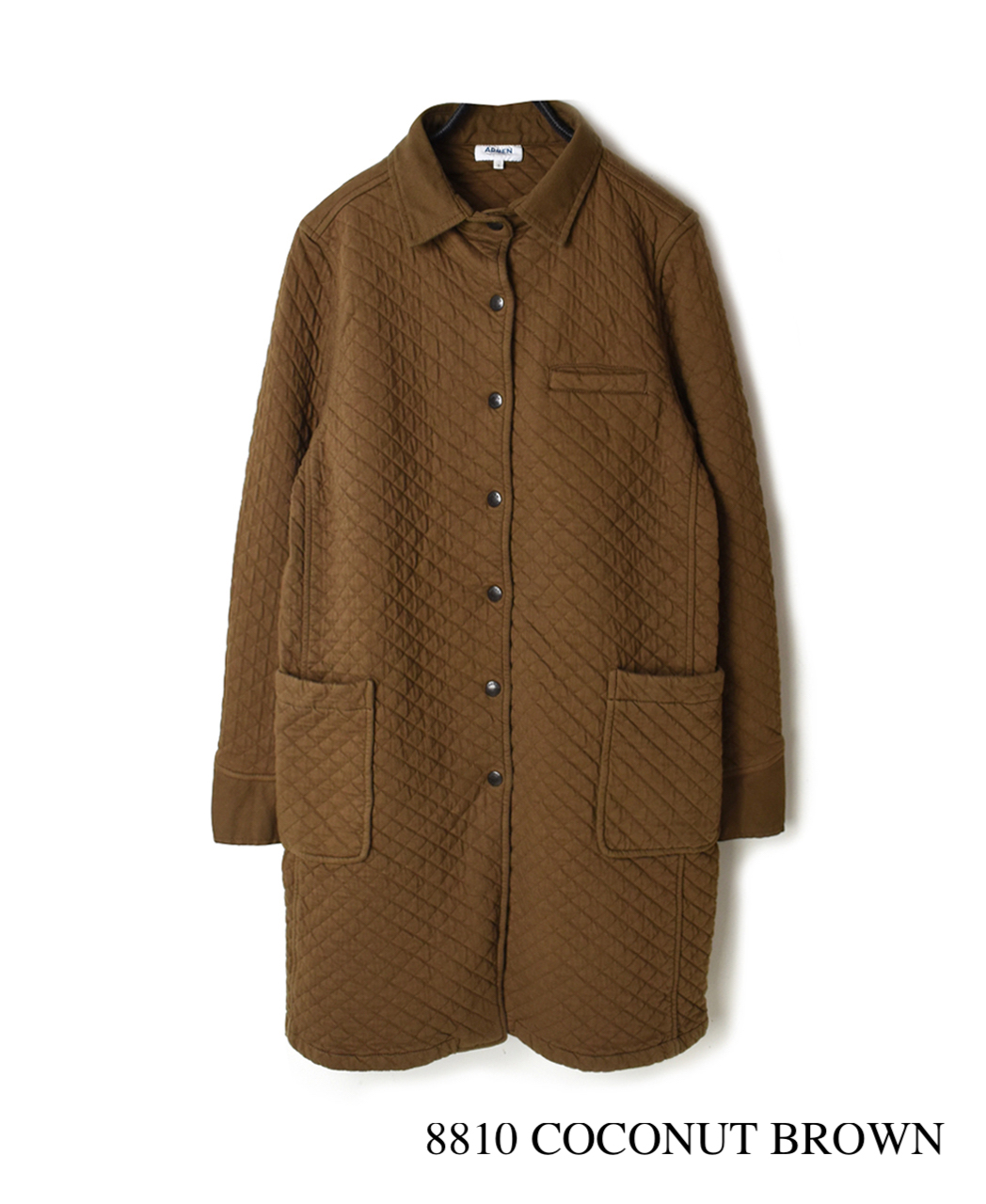 NAM0362 COTTON QUILT SHIRTS COLLAR COAT