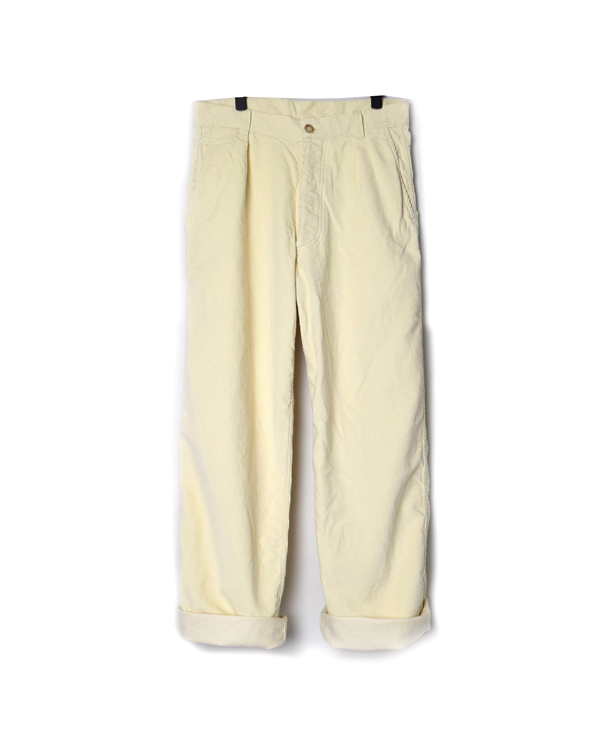 NAM1203T1 CORDUROY ONE-TUCK PANTS