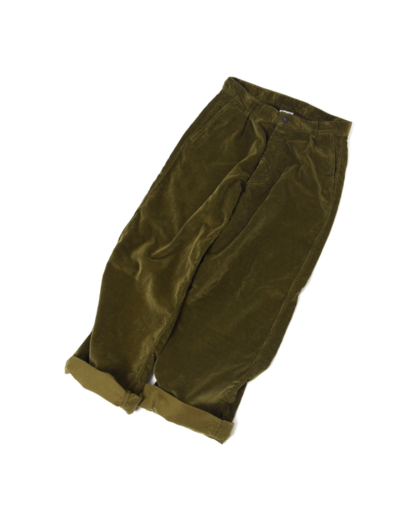 NAM1203T1 CORDUROY ONE-TUCK PANTS