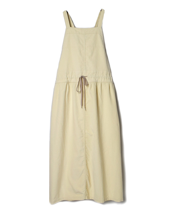 NAM1432T1 CORDUROY APRON ONE-PIECE