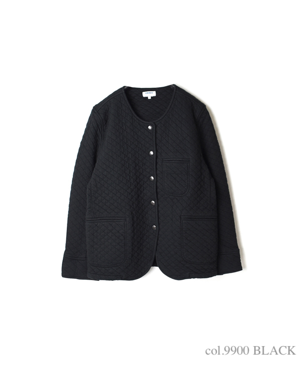 NAM1407 (ジャケット) COTTON QUILT NO COLLAR JACKET