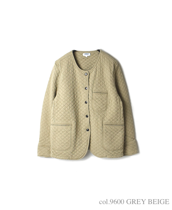 NAM1407 (ジャケット) COTTON QUILT NO COLLAR JACKET