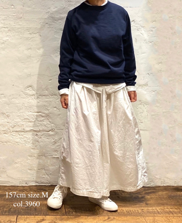 NGW9951 (Tシャツ) CREW NECK L/SL WITH CUFF & HEM RIB