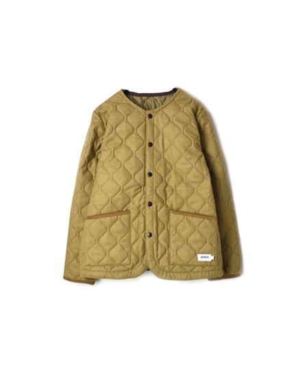 NAM1851WJ WOOL×POLYESTER HEAT QUILT NO COLLAR JKT