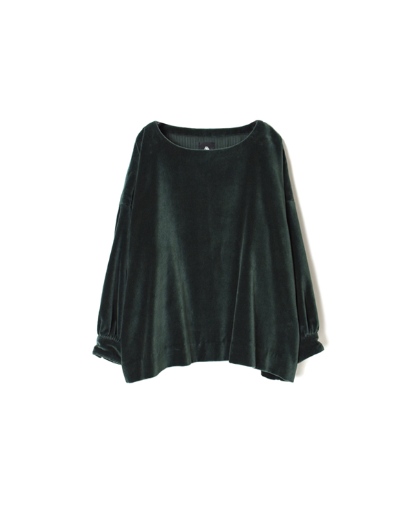 INMDS20753 COTTON VELOUR DROP SHOULDER SMOCK