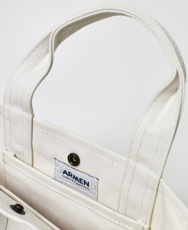 PNAM1500 (バッグ) 14oz COTTON CANVAS INSIDE DOUBLE POCKET MINI TOTE BAG