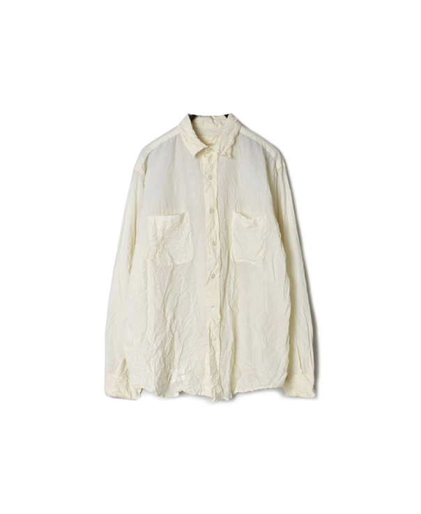 NVL1861CBW (シャツ) 60'S ORGANIC CAMBRIC REGULAR COLLAR L/SL OVERSIZED SHIRT