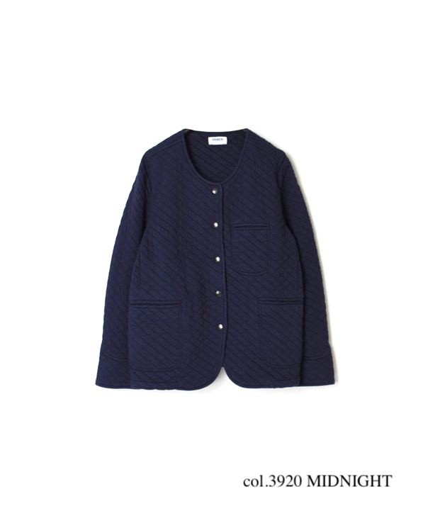 NAM1407 (ジャケット) COTTON QUILT NO COLLAR JACKET│