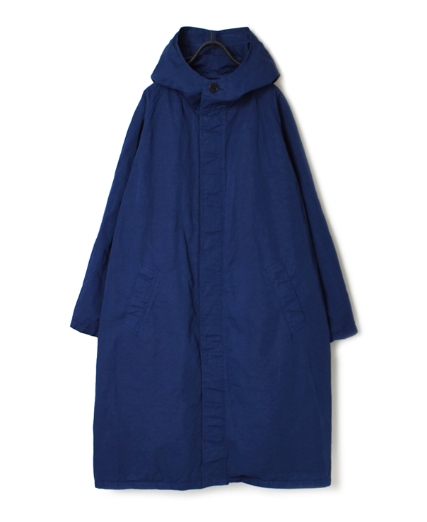 NHT1701CL COTTON LINEN HOODED COAT