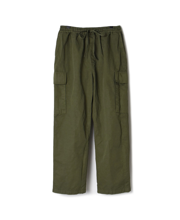 NHT2102CL COTTON LINEN OVERDYE CARGO EASY PANTS