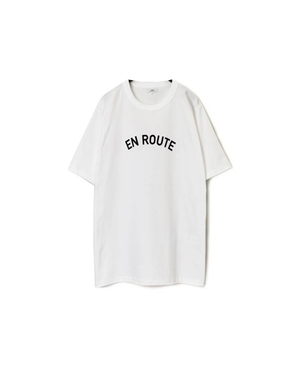 NFA1802P26 "ROUTE" COTTON JERSEY CREW NECK OVERSIZED S/SL T