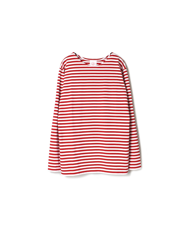 NBL1701N NARROW STRIPE L/SL BASQUE SHIRT