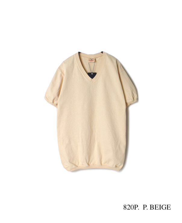 NGW1701 (Tシャツ) COTTON 7.2oz V-NECK S/SL CUFF AND BOTTOM RIB