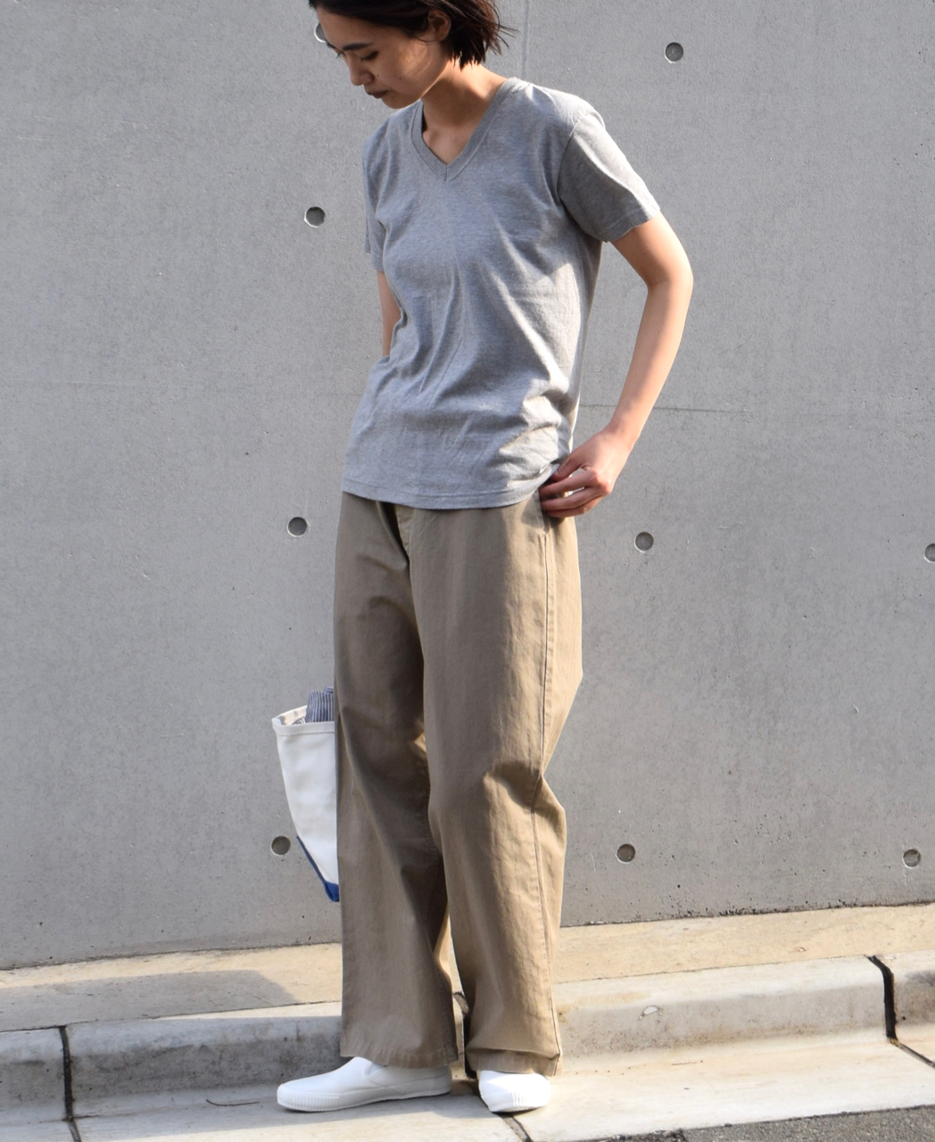 NGW0801G (Tシャツ) 4.7oz V-NECK S/SL T-SHIRT