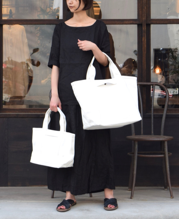 PNAM1471 (バッグ) 14oz COTTON CANVAS 2WAY INSIDE DOUBLE POCKET SMALL TOTE BAG