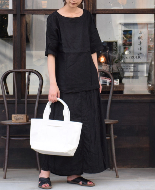 PNAM1471 (バッグ) 14oz COTTON CANVAS 2WAY INSIDE DOUBLE POCKET SMALL TOTE BAG