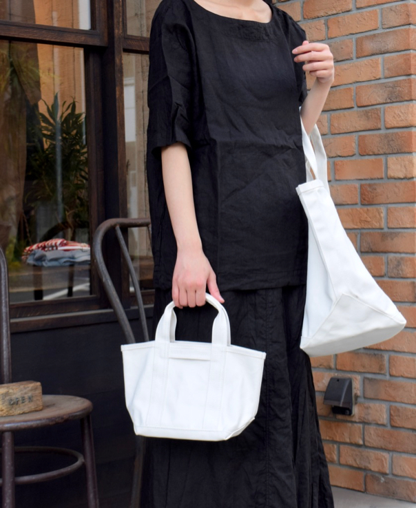 PNAM1500 (バッグ) 14oz COTTON CANVAS INSIDE DOUBLE POCKET MINI TOTE BAG