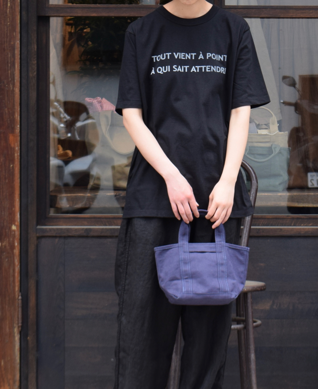 PNAM1500 (バッグ) 14oz COTTON CANVAS INSIDE DOUBLE POCKET MINI TOTE BAG