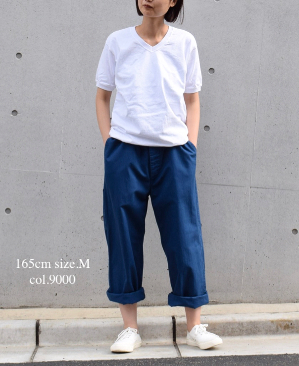 NGW1701 (Tシャツ) COTTON 7.2oz V-NECK S/SL CUFF AND BOTTOM RIB