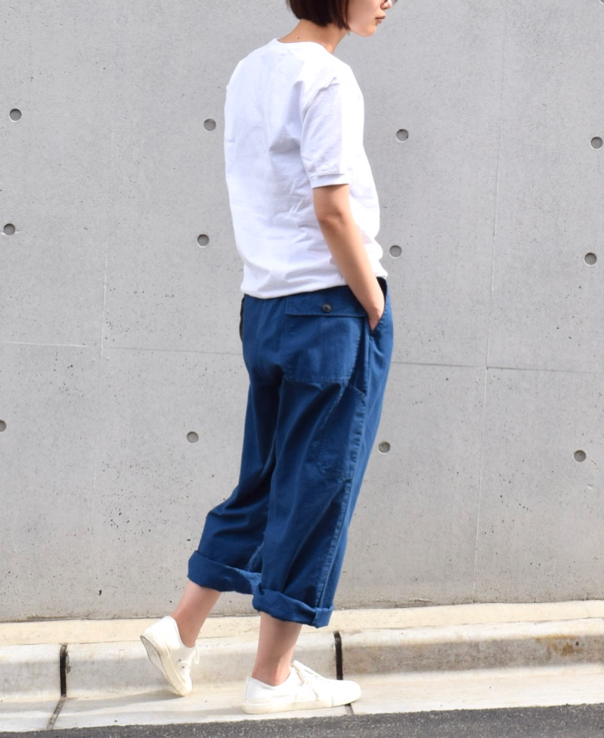 NGW1701 (Tシャツ) COTTON 7.2oz V-NECK S/SL CUFF AND BOTTOM RIB
