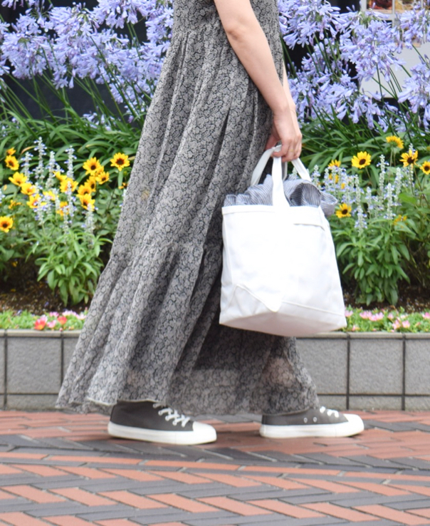 PNAM1471 (バッグ) 14oz COTTON CANVAS 2WAY INSIDE DOUBLE POCKET SMALL TOTE BAG