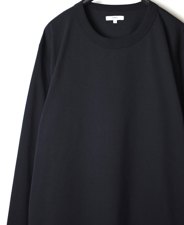 NFA1551 (Tシャツ) CREW NECK L/SL T-SHIRT WITH CUFF RIB