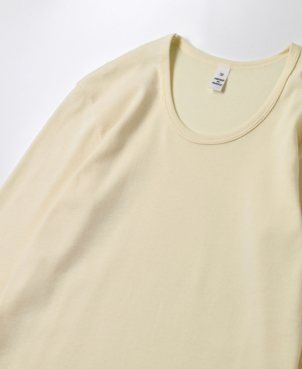 NMF0952 (Tシャツ) 1X1RIB U-NECK L/SL T-SHIRT