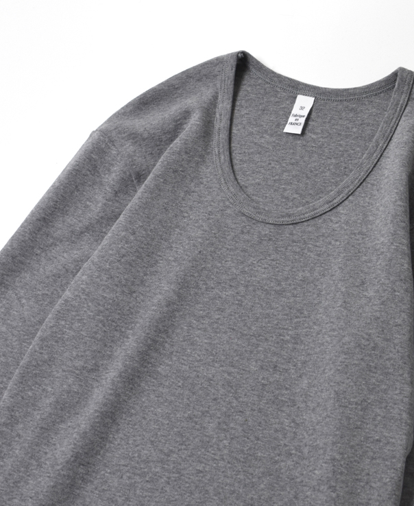 NMF0952 (Tシャツ) 1X1RIB U-NECK L/SL T-SHIRT