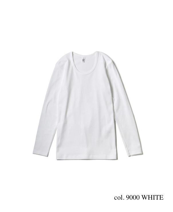 NMF0952 (Tシャツ) 1X1RIB U-NECK L/SL T-SHIRT