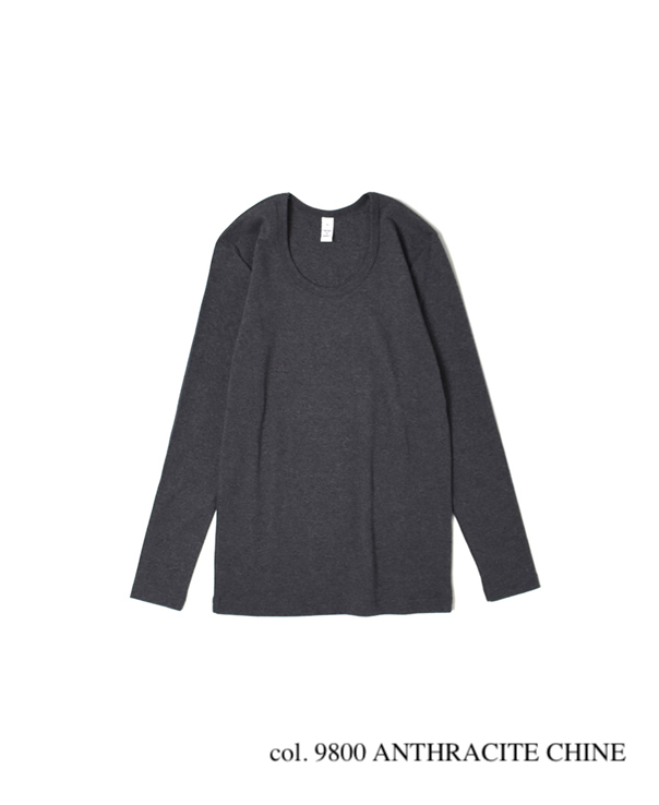NMF0952 (Tシャツ) 1X1RIB U-NECK L/SL T-SHIRT