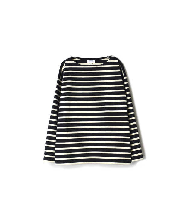 NLA1951 (バスクシャツ) REGULAR STRIPE L/SL DROP SHOULDER BASQUE SHIRT