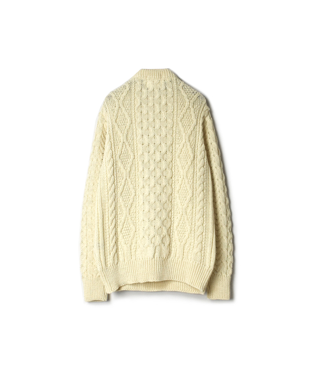 CHT2051 (ニット) WOOL ARAN CREW PULLOVER