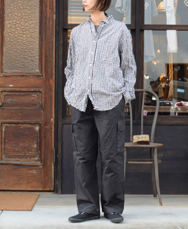 NHT2102BC (パンツ) MEDIUM WEIGHT COTTON TWILL OVERDYE EASY PANTS