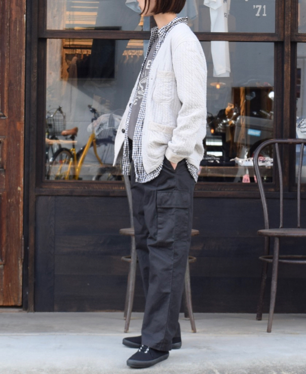 NHT2102BC (パンツ) MEDIUM WEIGHT COTTON TWILL OVERDYE EASY PANTS