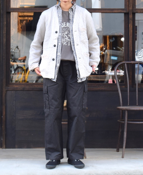 NHT2102BC (パンツ) MEDIUM WEIGHT COTTON TWILL OVERDYE EASY PANTS