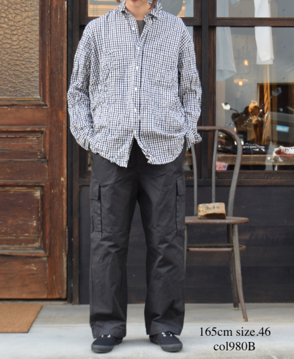 NHT2102BC (パンツ) MEDIUM WEIGHT COTTON TWILL OVERDYE EASY PANTS