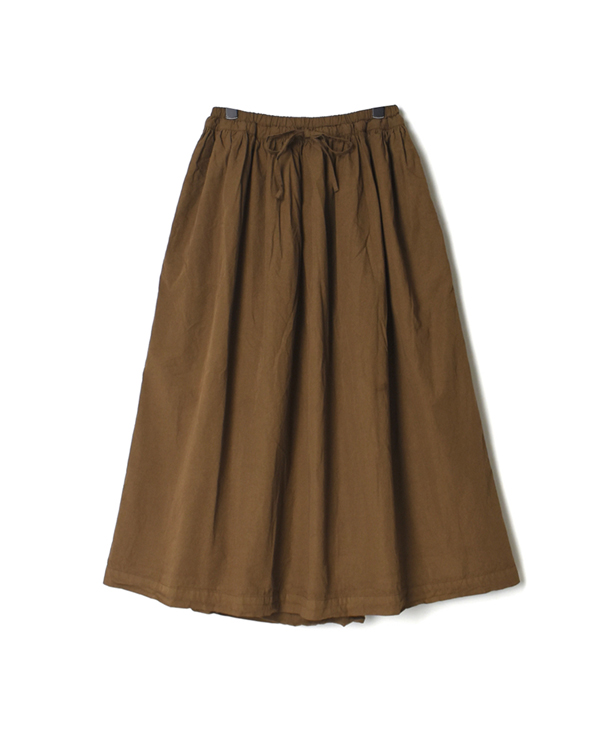 INAM1952PD 40’S POPLIN EASY GATHERED SKIRT