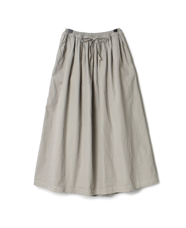 INAM1952PD 40’S POPLIN EASY GATHERED SKIRT