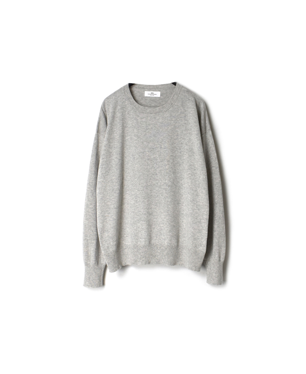 GNSL21522 COTTON CASHMERE CREW NECK PULLOVER