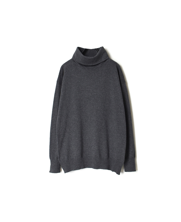 GNSL21521 COTTON CASHMERE TURTLE NECK