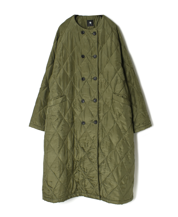 maison de soil  PADDED SILKハーフコート