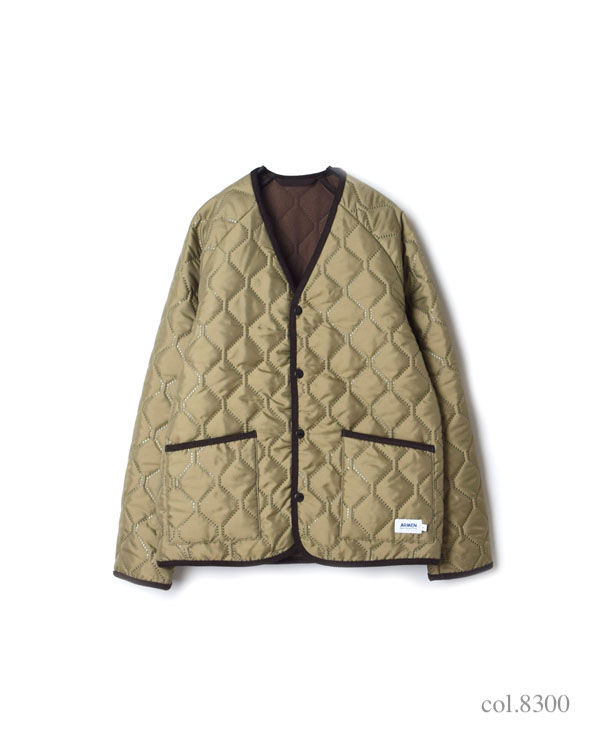 NAM1754 (ジャケット) PLAIN HEAT QUILT V-NECK JKT