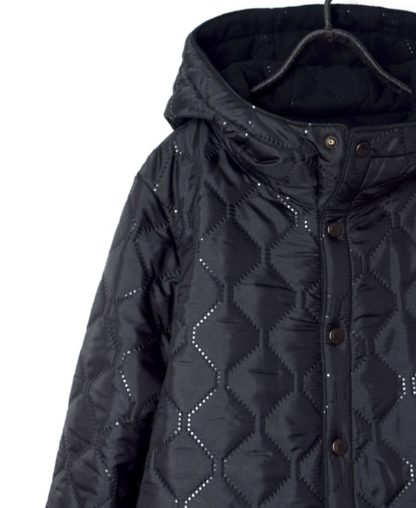 NAM1753 (コート) POLYxFLEECE HEAT QUILT REVERSIBLE HOODED COAT