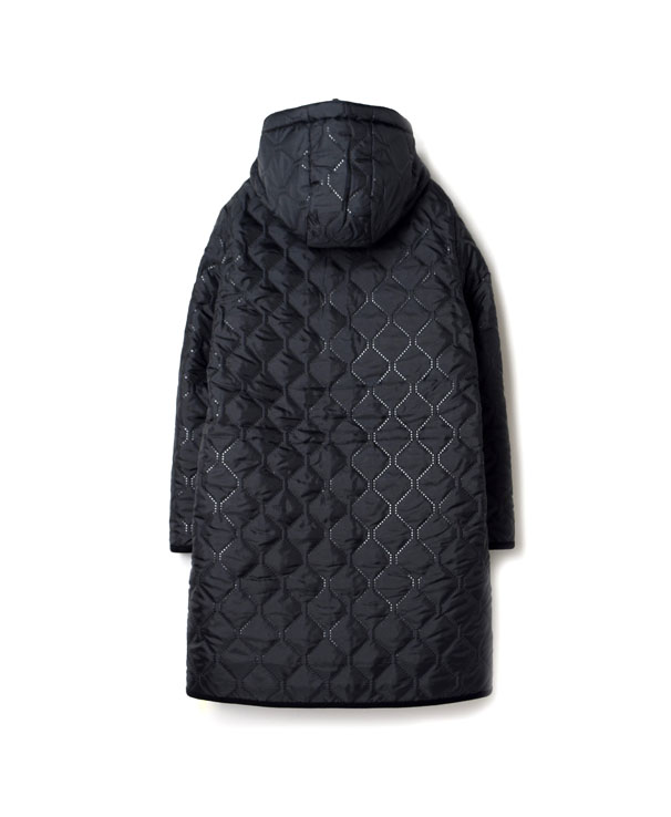 NAM1753 (コート) POLYxFLEECE HEAT QUILT REVERSIBLE HOODED COAT