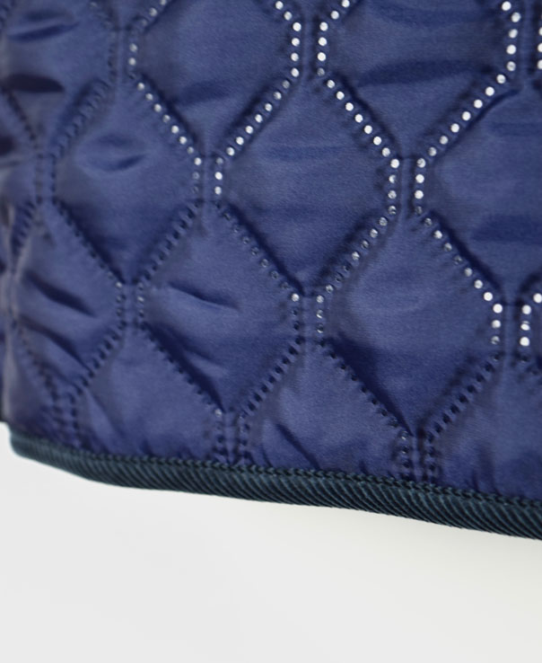 NAM9977  (ジャケット) POLYxFLEECE HEAT QUILT REVERSIBLE HIGH-NECK FULL DOUBLE ZIP-UP