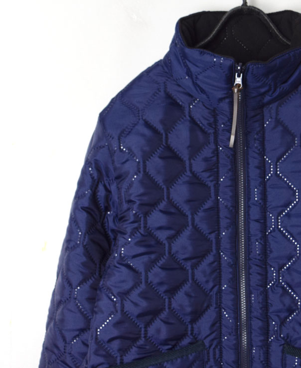 NAM9977  (ジャケット) POLYxFLEECE HEAT QUILT REVERSIBLE HIGH-NECK FULL DOUBLE ZIP-UP