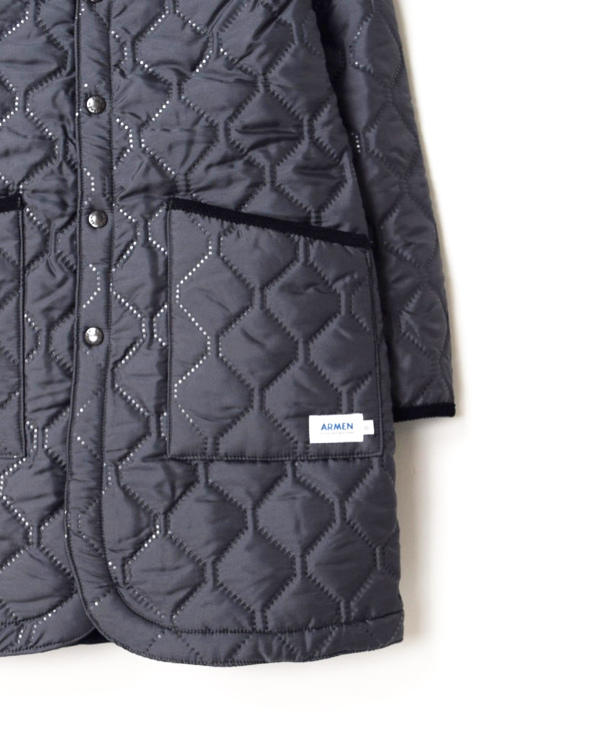 NAM1651 (コート) POLYxFLEECE HEAT QUILT NO COLLAR COAT